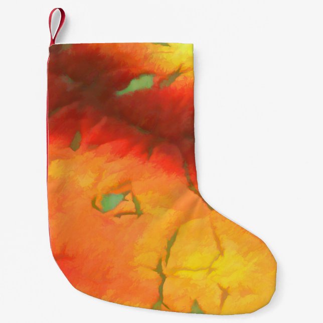 graphic design digital background texture colourfu small christmas stocking (Front)