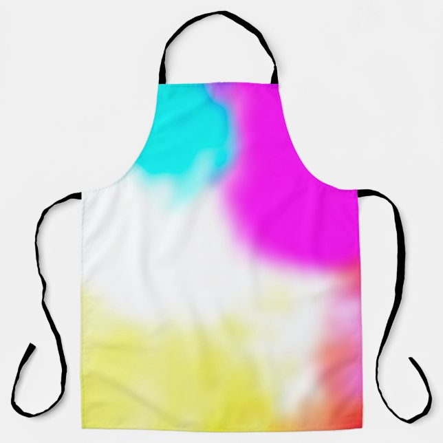 graphic design digital blur background texture col apron (Front)