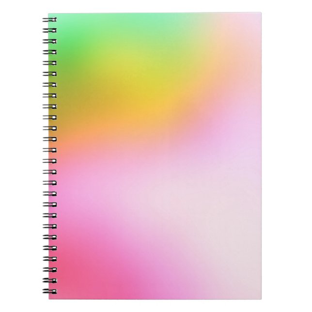 graphic design digital blur background texture col notebook (Front)