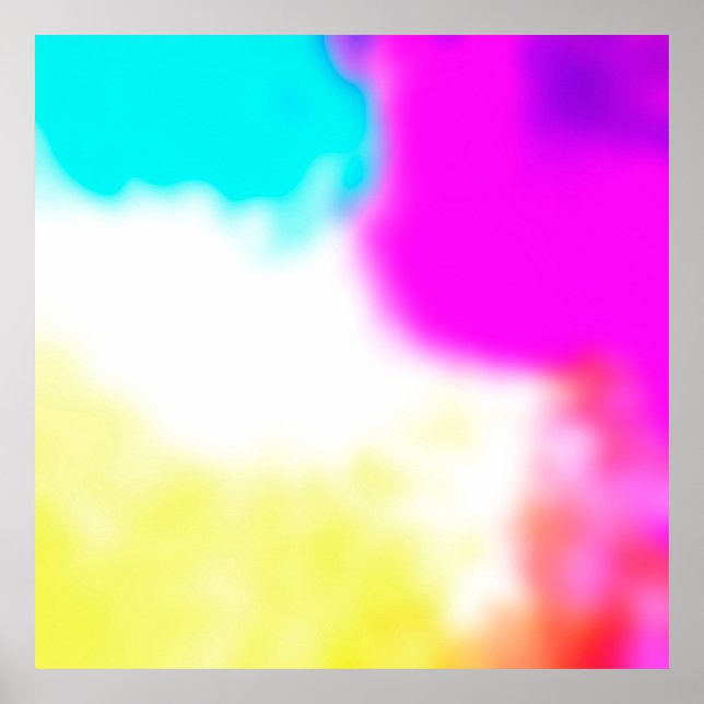 graphic design digital blur background texture col poster (Front)