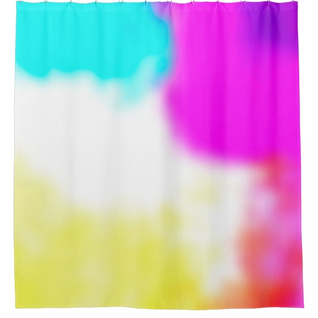 graphic design digital blur background texture col shower curtain (Front)