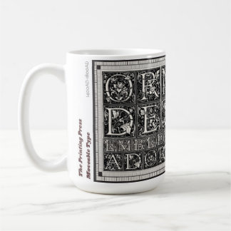 Graphic Design History Mugs: invention of printing Coffee Mug