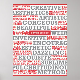 "Graphic Design is" Poster