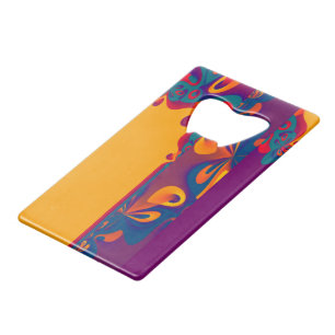 Graphic Design Pattern - violet orange + your text