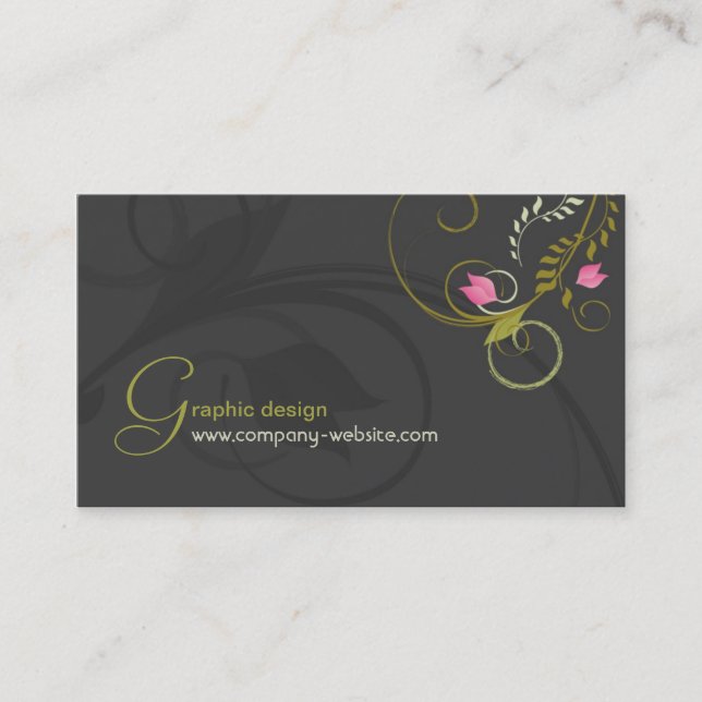 Graphic Designer Business Card (Front)