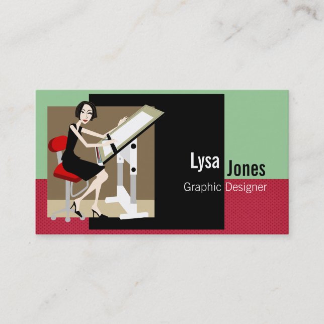 Graphic Designer Business Cards (Front)