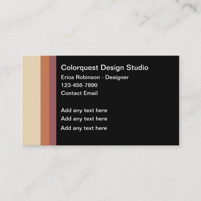 Graphic Designer Business Cards Design Template (Front)