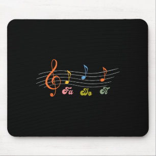 Graphic Do Subtle Musical Fa Ti Mouse Pad