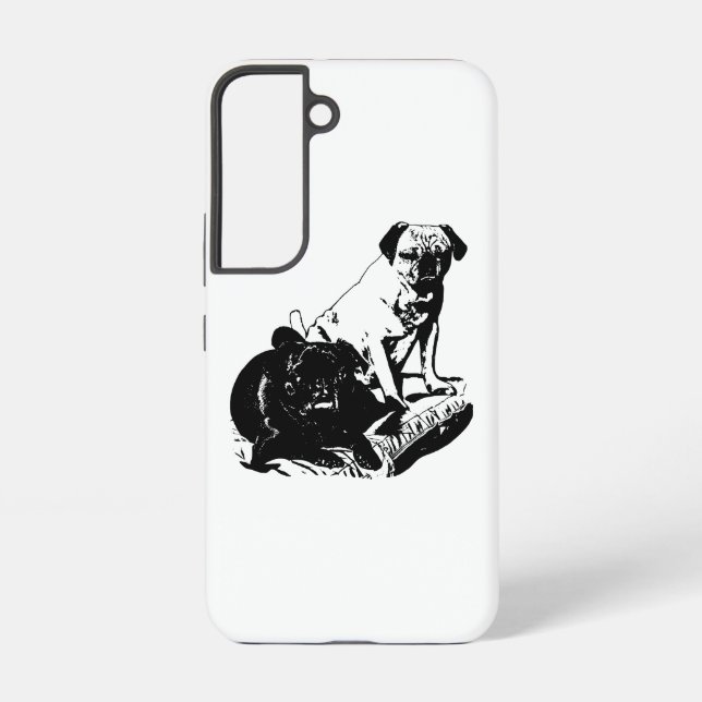 Graphic Duo, Modern Device Samsung Galaxy S22 Case (Back)