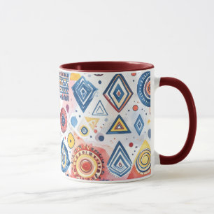 Graphic Ethnic Motive Mug