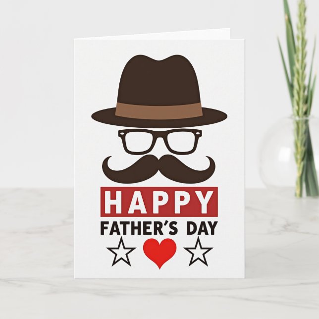 Graphic Fathers Day Card (Front)