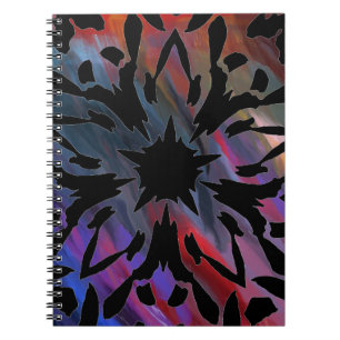 Graphic Flower Notebook