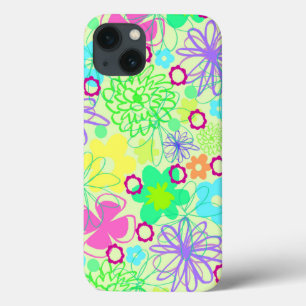 Graphic Flowers iPhone 13 Case