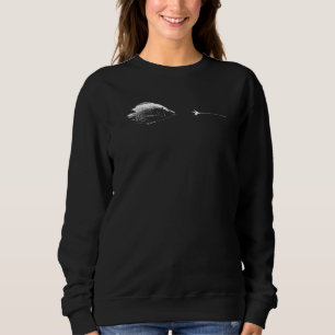 Graphic Fly Fishing Hook Line Fish Snapper 1 Sweatshirt