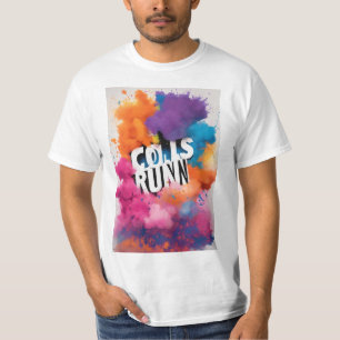 graphic for a color run event. T-Shirt