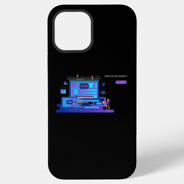  Graphic Fusion iPhone Case (Back)
