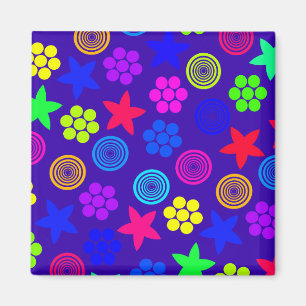 Graphic Geo Magnet