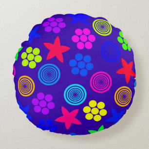Graphic Geo Round Cushion