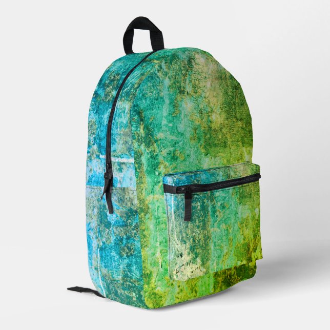 Graphic Grunge Backpack (Back Corner Left)