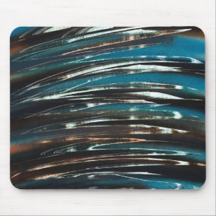 Graphic Grunge Wave Mouse Pad