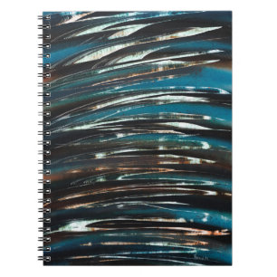 Graphic Grunge Wave Notebook