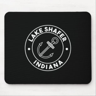 Graphic Lake Shafer Indiana Pocket Souvenir Mouse Pad