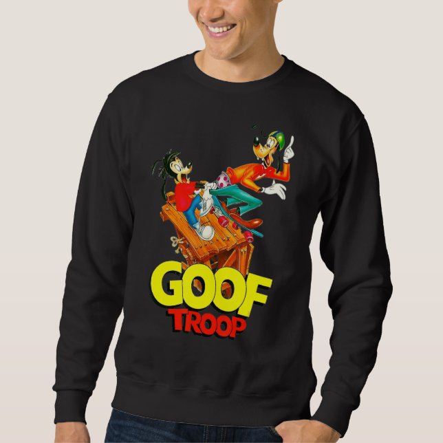 Graphic Love Troopss Funny American Comedy Animati Sweatshirt (Front)