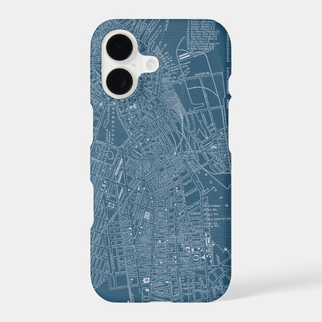 Graphic Map of Boston (Back)