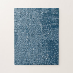Graphic Map of Boston Jigsaw Puzzle