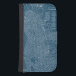 Graphic Map of Boston Samsung S4 Wallet Case<br><div class="desc">Maps & Blueprints</div>