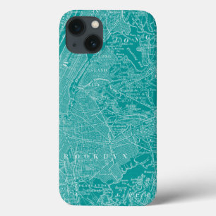 Graphic Map of New York iPhone 13 Case