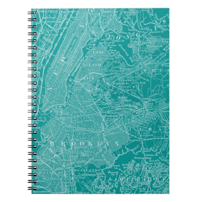 Graphic Map of New York Notebook (Front)
