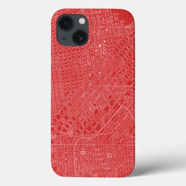 Graphic Map of San Francisco Case-Mate iPhone Case (Back)