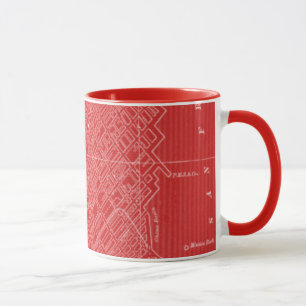 Graphic Map of San Francisco Mug