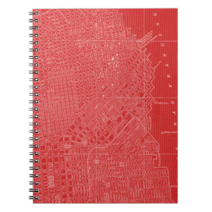 Graphic Map of San Francisco Notebook