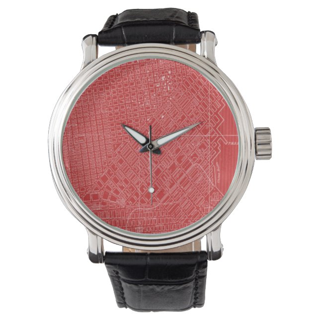 Graphic Map of San Francisco Watch (Front)