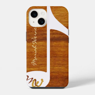 graphic music wood style iPhone case