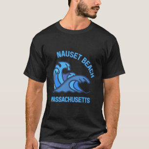 Graphic Nauset Beach Massachusetts Pocket Wave Sou T-Shirt