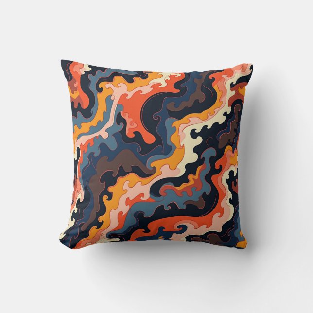 graphic patterns cushion (Front)