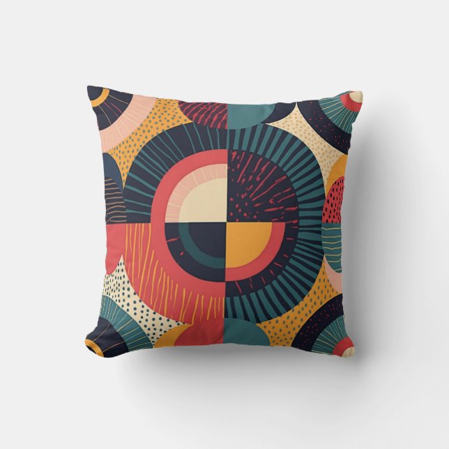 graphic patterns cushion (Front)
