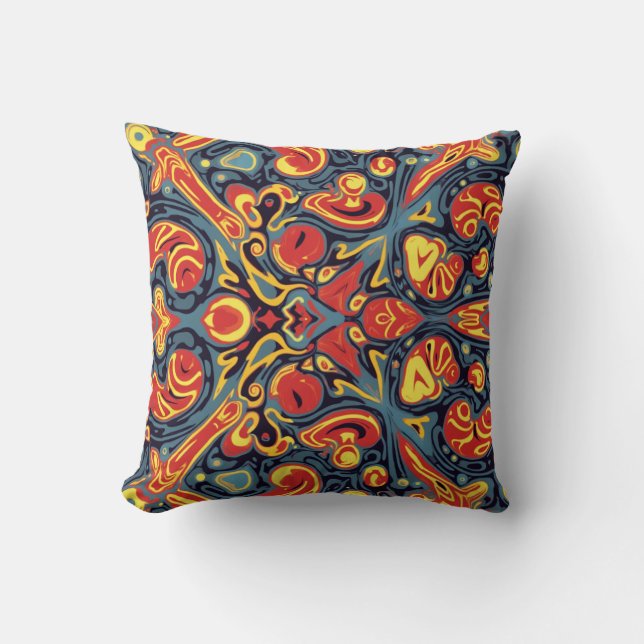 graphic patterns cushion (Front)