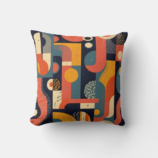 graphic patterns cushion (Front)