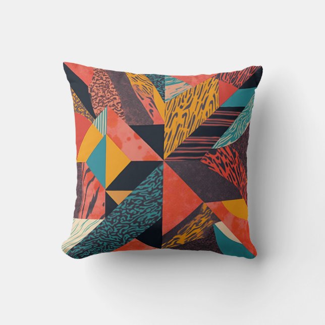 graphic patterns cushion (Front)