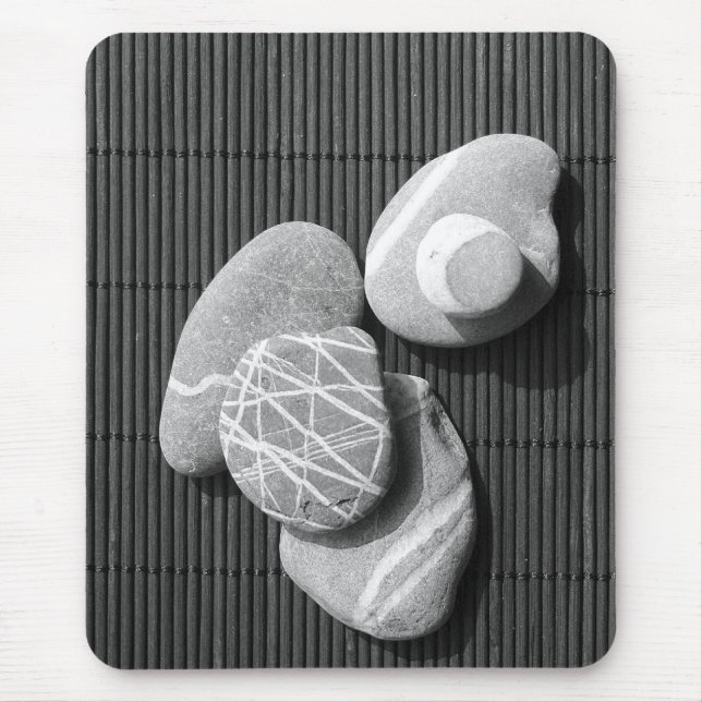 Graphic pebbles mouse pad (Front)
