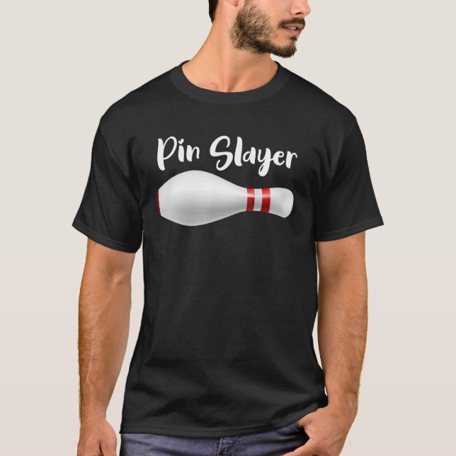 Graphic Pin Slayer Bowling T-Shirt (Front)