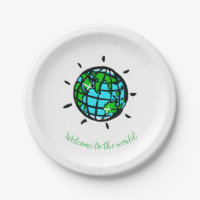 Graphic Planet Earth - Baby shower- Party