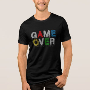Graphic Printed T-Shirt for Unisex Game Over Tee