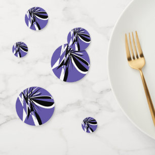 Graphic purple confettis confetti