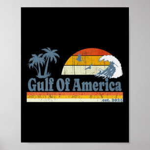 Graphic Retro Gulf Of Usa America Never Forget 70s Poster