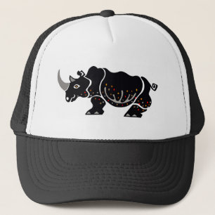 Graphic - RHINOCEROS - Wildlife - Africa Trucker Hat